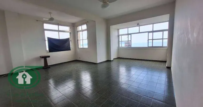 Apto 3 dormitórios frente mar à venda, 156 m² - pompéia - santos/sp