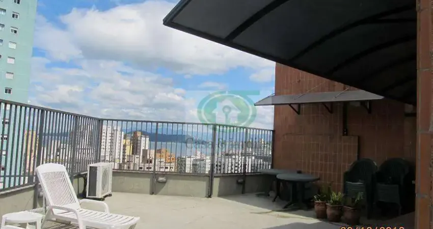 Cobertura 4 dormitórios - 530 m²  no canal 6, px. a praia - Aparecida - Santos/SP