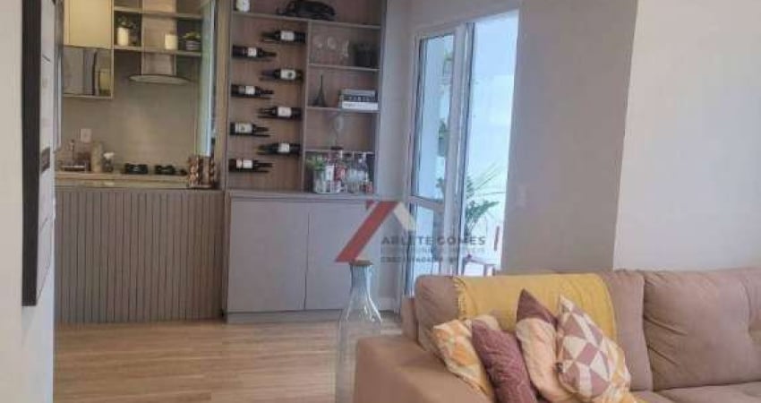 Apartamento com 2 dormitórios à venda, 75 m² por R$ 742.000,00 - Vila Apiaí - Santo André/SP