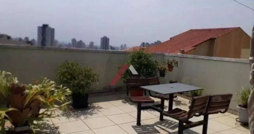 Cobertura com 2 dormitórios à venda, 125 m² por r$ 530.000,00 - paraíso - santo andré/sp