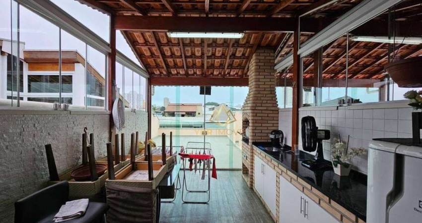 Cobertura com 2 dormitórios à venda, 140 m² por R$ 636.000,00 - Vila América - Santo André/SP