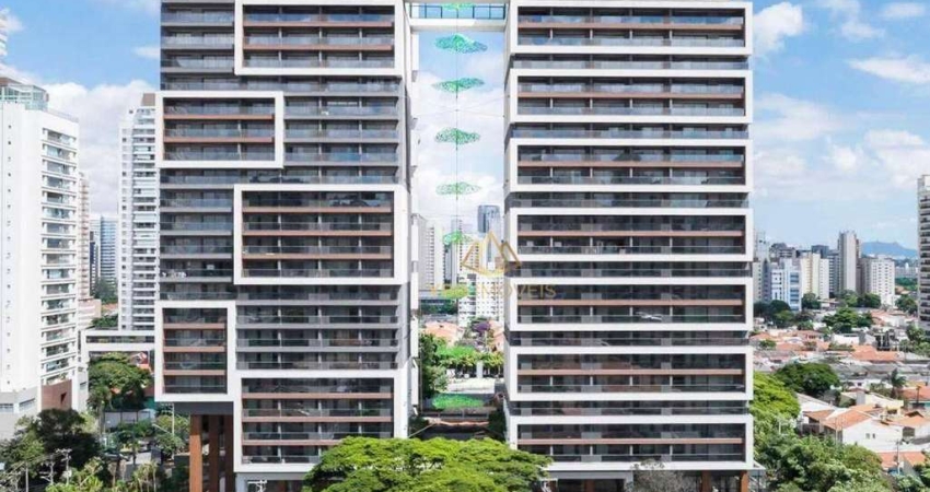 Apartamento com 1 dormitório à venda, 43 m² por R$ 800.000,00 - Brooklin Paulista - São Paulo/SP
