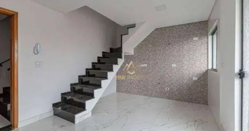 Cobertura com 2 dormitórios à venda, 91 m² por R$ 470.000,00 - Vila Scarpelli - Santo André/SP