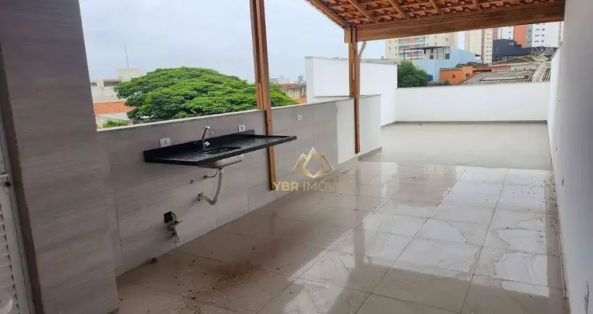Cobertura com 3 dormitórios à venda, 136 m² por R$ 695.000 - Vila Valparaíso - Santo André/SP