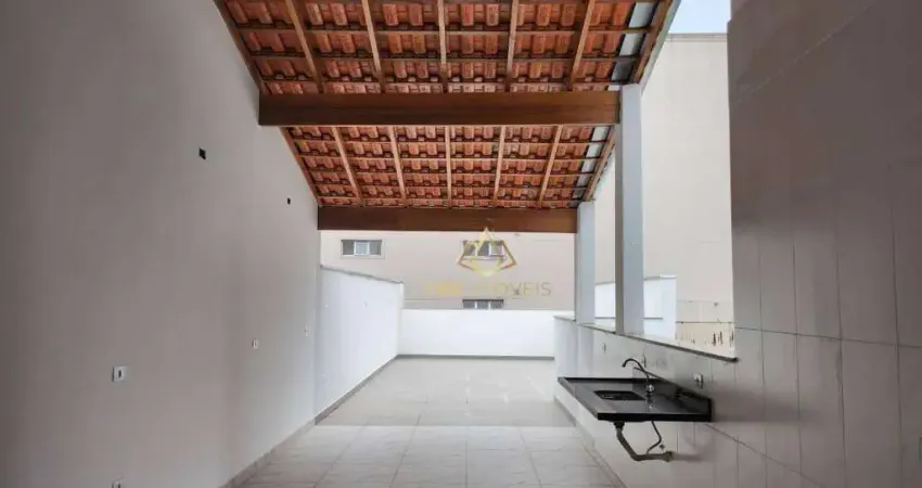 Cobertura com 3 dormitórios à venda, 163 m² por R$ 900.000 - Campestre - Santo André/SP