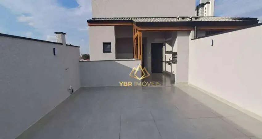 Cobertura com 2 dormitórios à venda, 90 m² por r$ 593.600,00 - campestre - santo andré/sp