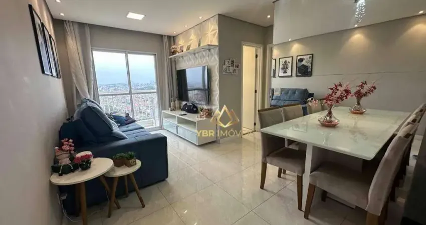Apartamento com 2 dormitórios à venda, 54 m² por R$ 371.000,00 - Vila Humaitá - Santo André/SP