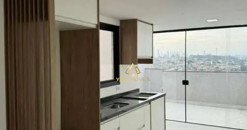 Cobertura com 2 dormitórios à venda, 77 m² por R$ 495.000,00 - Parque Erasmo Assunção - Santo André/SP