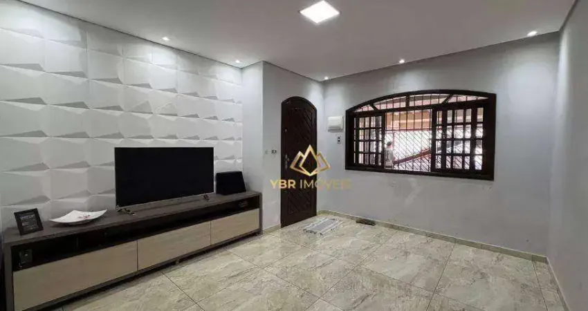 Sobrado com 4 dormitórios à venda, 154 m² por r$ 595.000,00 - parque novo oratório - santo andré/sp