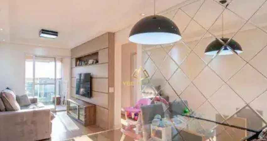 Apartamento com 3 dormitórios à venda, 84 m² por r$ 650.000,00 - vila valparaíso - santo andré/sp