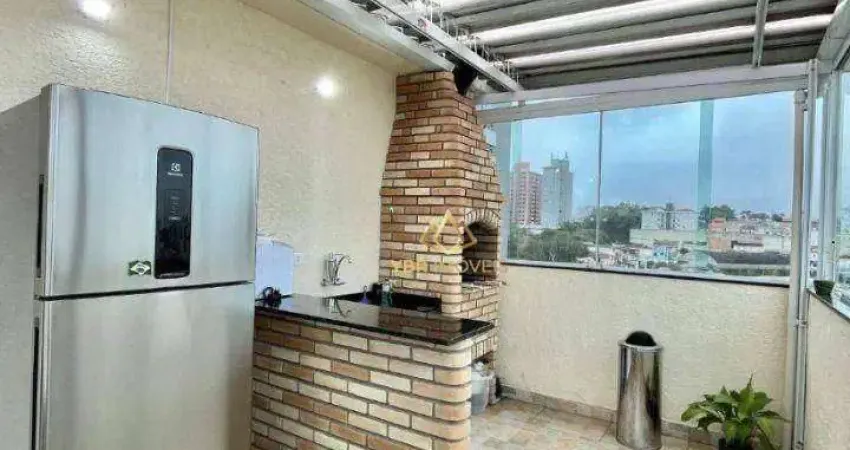 Linda cobertura com espaço gourmet em são bernardo do campo – 120m²