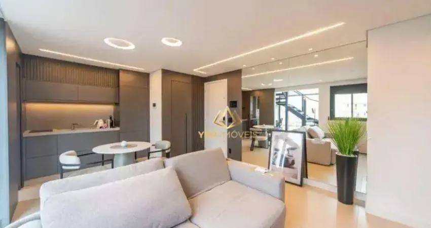 Cobertura com 1 dormitório à venda, 107 m² por r$ 1.150.000 - jardim bela vista - santo andré/sp