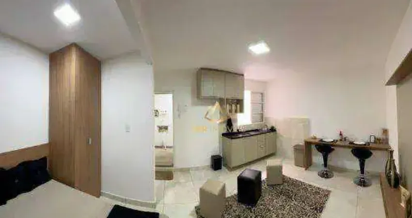 Studio com 1 dormitório para alugar, 16 m² por r$ 2.015/mês - parque das nações - santo andré/sp