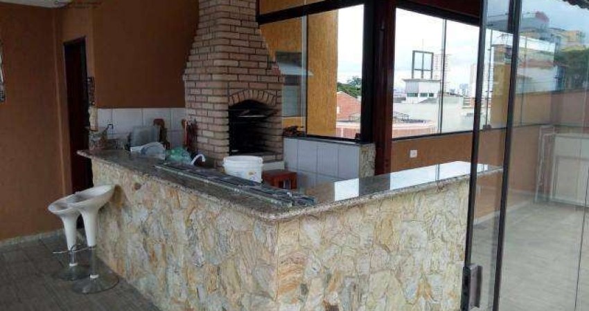 Cobertura com 3 dormitórios à venda, 114 m² por R$ 850.000,00 - Utinga - Santo André/SP
