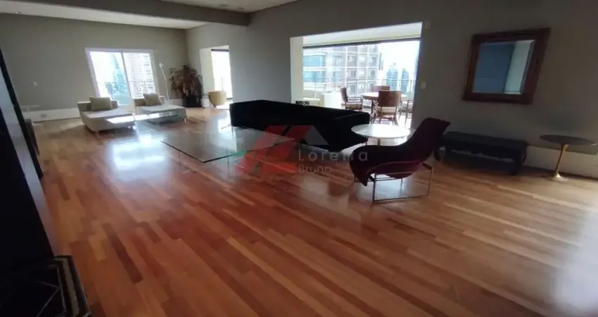 Apartamento de Luxo para Locação na Vila Nova Conceição - 5 Quartos, 5 Suítes, 3 Salas, 6 Banheiros, 8 Vagas de Garagem - São Paulo-SP