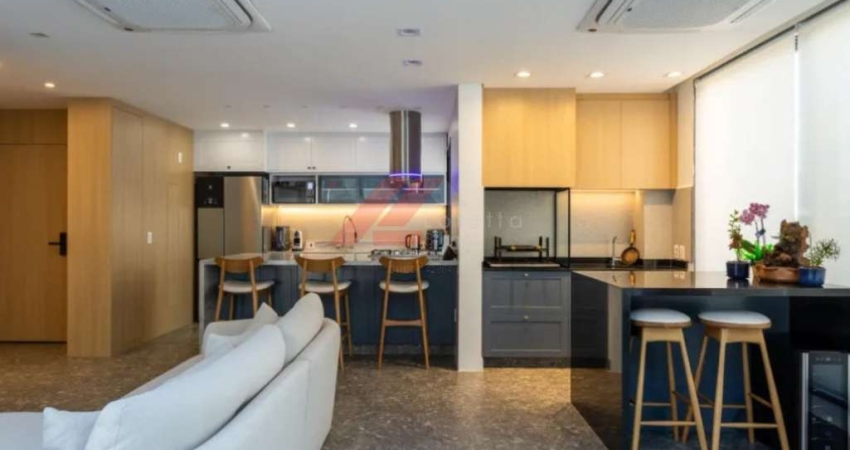 Apartamento de luxo à venda em São Paulo-SP, Cidade Monções: 2 quartos, 2 suítes, 1 sala, 3 banheiros, 2 vagas, 150m².