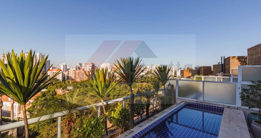 Casa de luxo no Real Parque: 4 suítes, 3 salas, vista incrível. Agende sua visita agora!