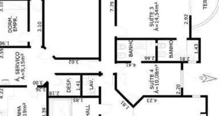 Apartamento com 4 quartos à venda na Rua Morais de Barros, 776, Campo Belo, São Paulo