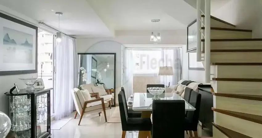 Linda cobertura duplex 130m² pronta para morar excelente localização - 3 dormitórios (sendo uma suíte) e 2 vagas.