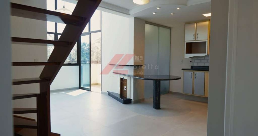 Apartamento à venda no Paraíso do Morumbi, São Paulo-SP: 1 quarto, 1 suíte, 1 sala, 2 banheiros, 2 vagas, 61,44 m².