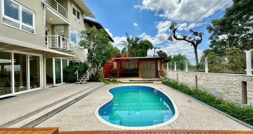 Imóvel de luxo: casa em condomínio com 4 suítes na aldeia da fazendinha, carapicuíba-sp - 331,70m² - 6 vagas de garagem