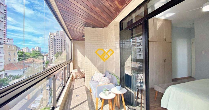 Apartamento com 3 quartos à venda no Ponta da Praia, Santos 