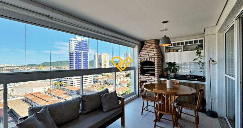 Apartamento com 3 quartos à venda no Ponta da Praia, Santos 