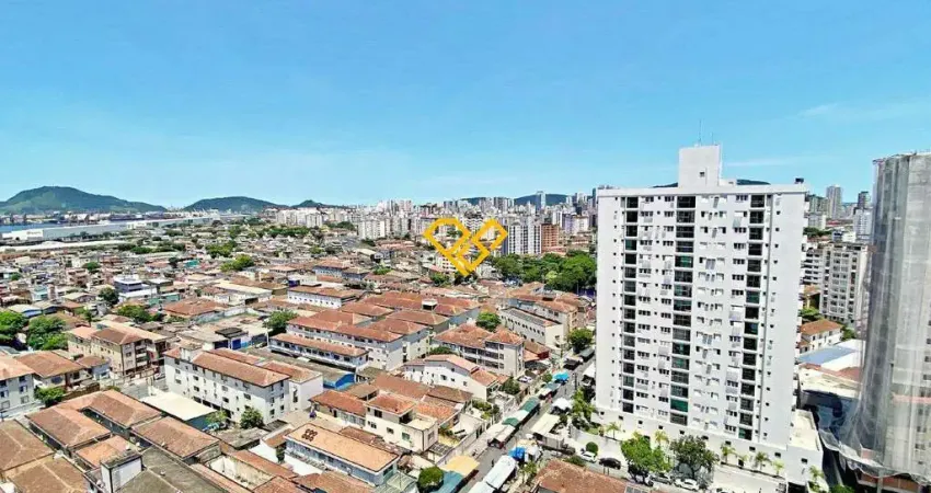 Apartamento com 2 quartos à venda no Estuário, Santos 