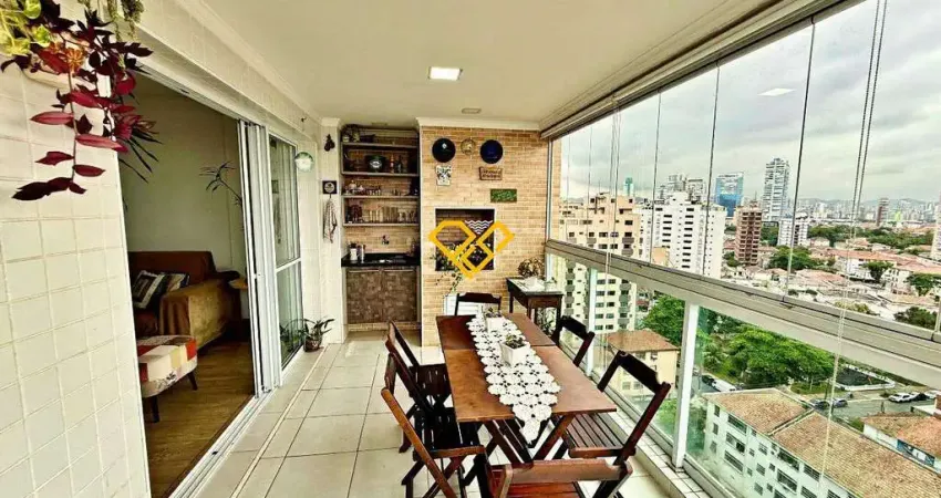 Apartamento com 3 quartos à venda no Ponta da Praia, Santos 