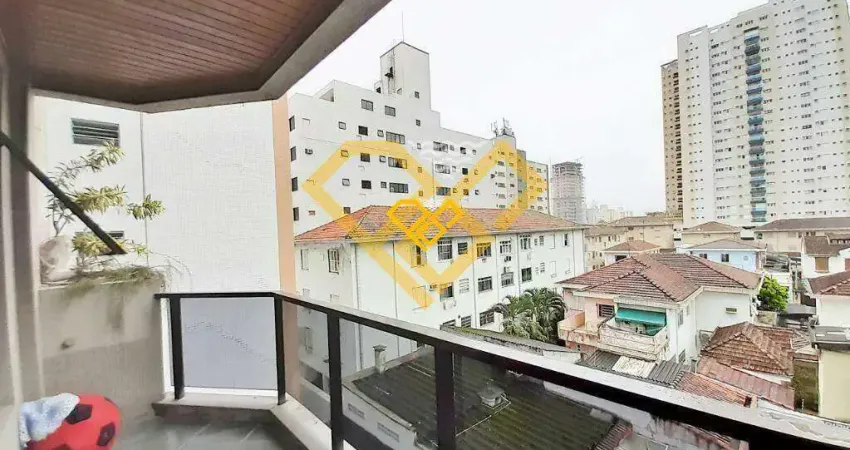 Apartamento com 3 quartos à venda no Embaré, Santos 