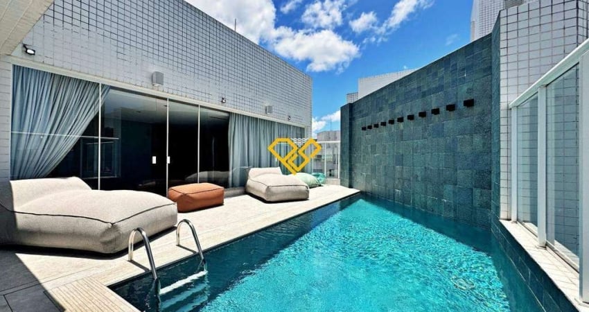 Cobertura Triplex 3 Quartos para Locação em Santos - Sp
