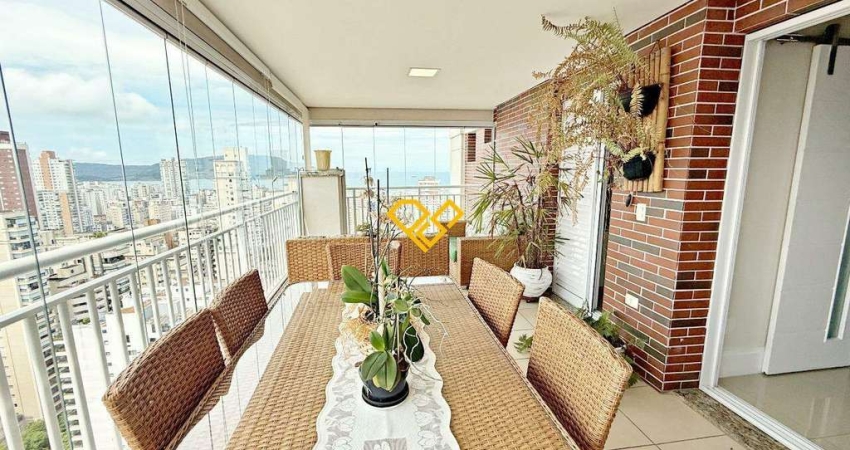 Apartamento com 3 quartos para alugar no Boqueirão, Santos 