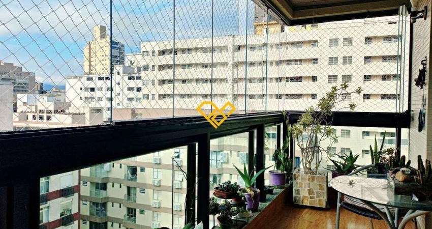 Apartamento com 3 quartos para alugar no Pompéia, Santos 