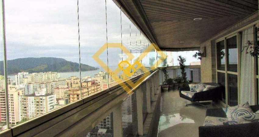 Apartamento com 4 quartos para alugar no Embaré, Santos 