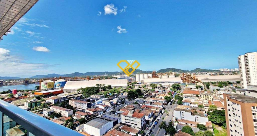 Apartamento com 2 quartos para alugar no Ponta da Praia, Santos 