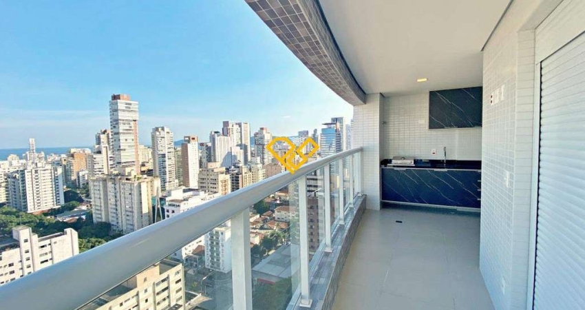 Apartamento com 2 quartos para alugar no Boqueirão, Santos 