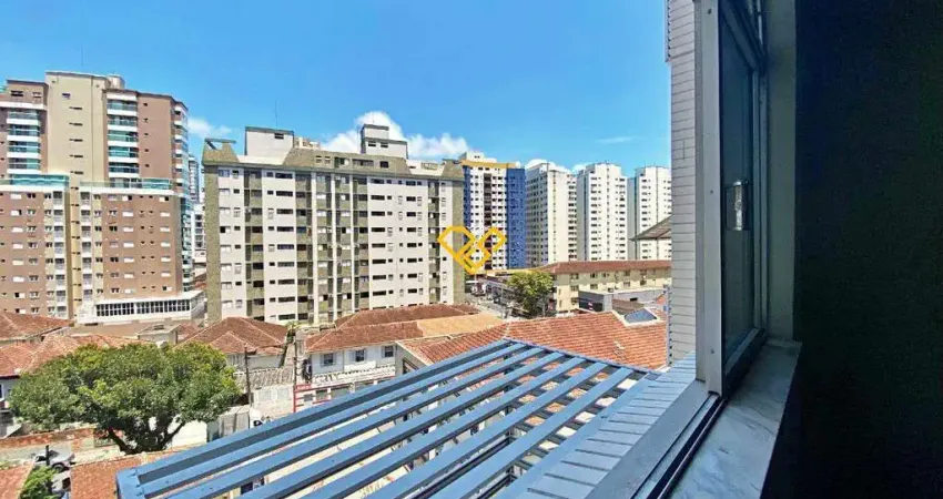 Apartamento com 2 quartos para alugar no Boqueirão, Santos 