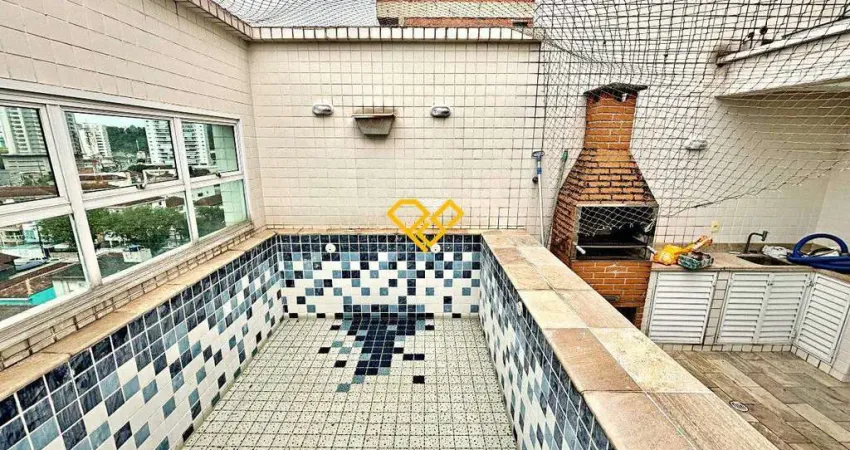 Cobertura com 3 quartos à venda no Marapé, Santos