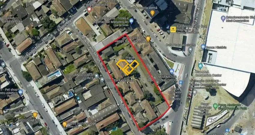 Terreno comercial para alugar no Ponta da Praia, Santos