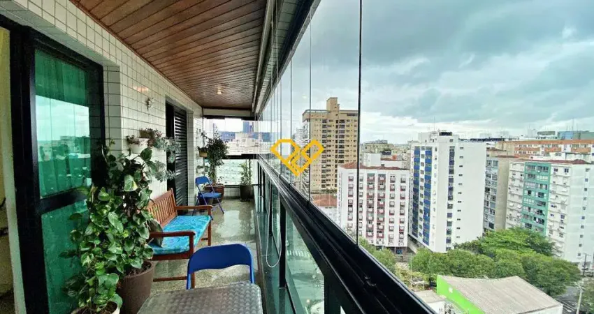 Apartamento com 3 quartos para alugar no Ponta da Praia, Santos