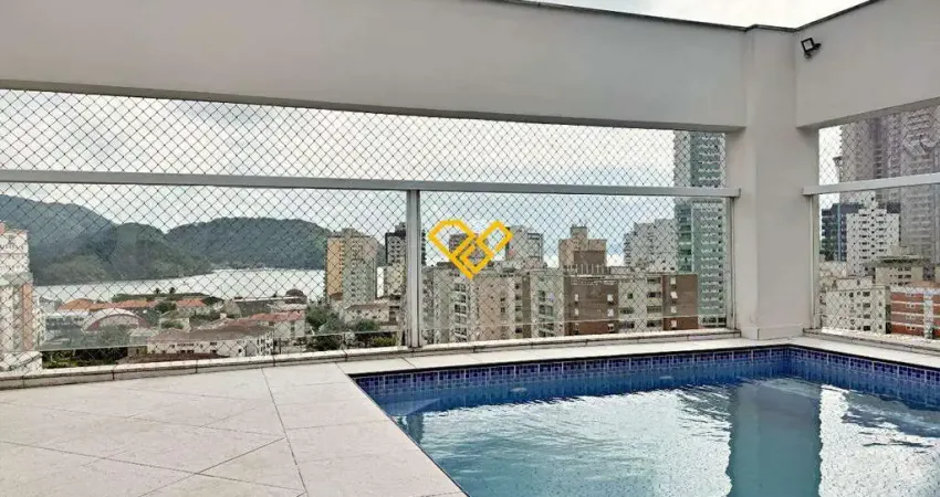 Cobertura com 3 quartos à venda no Ponta da Praia, Santos