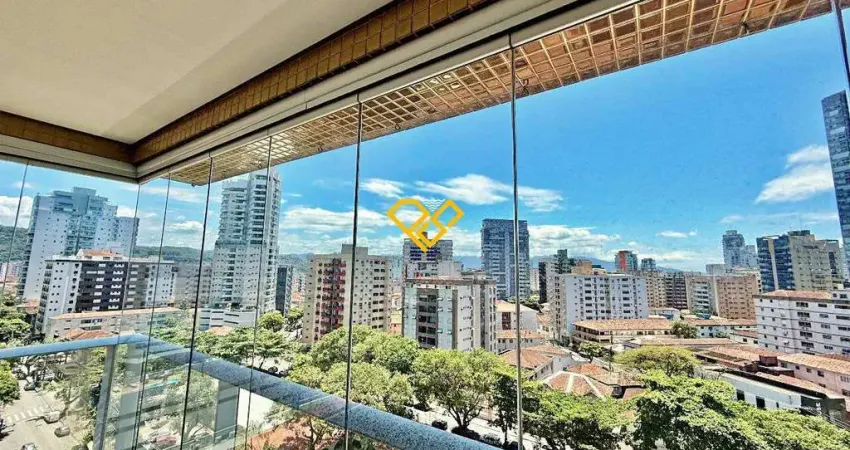 Apartamento com 3 quartos à venda no Gonzaga, Santos