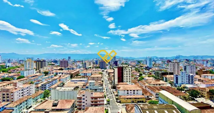 Apartamento com 2 quartos para alugar no Embaré, Santos