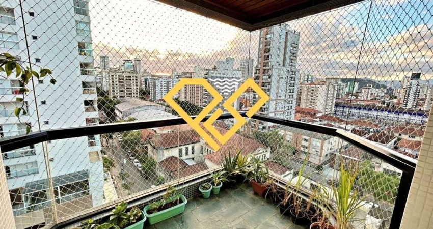 Apartamento com 4 quartos à venda no Boqueirão, Santos 