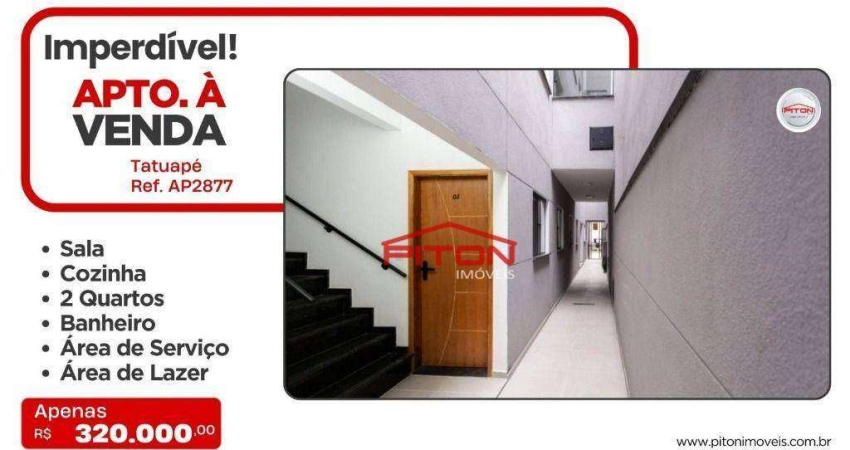 Apartamento com 2 quartos à venda na Rua Monte Santiago, 19, Tatuapé, São Paulo