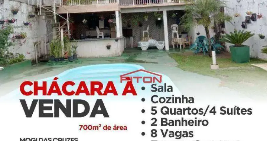 Chácara / sítio com 5 quartos à venda na Rua Santa Catarina, 32, Centro, Mogi das Cruzes