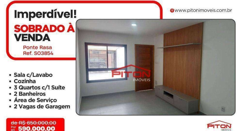 Casa com 3 quartos à venda na Rua Fernandes da Silva Bueno, 31, Ponte Rasa, São Paulo