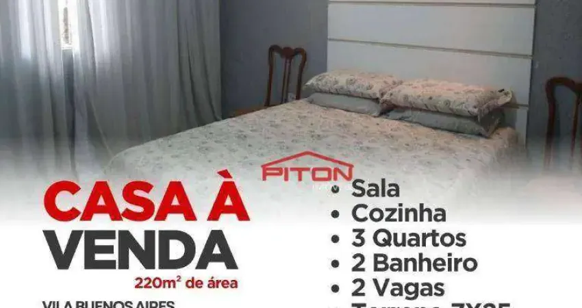 Casa com 3 quartos à venda na Rua Santa Germana, 127, Vila Buenos Aires, São Paulo