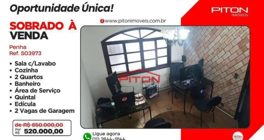 Casa com 2 quartos à venda na Rua Guapiara, 165, Penha, São Paulo