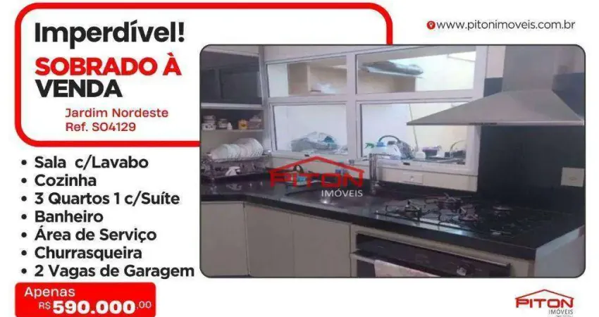 Casa com 3 quartos à venda na Rua da Padroeira, 106, Jardim Nordeste, São Paulo